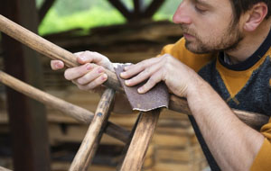 Life Skills - sanding wood