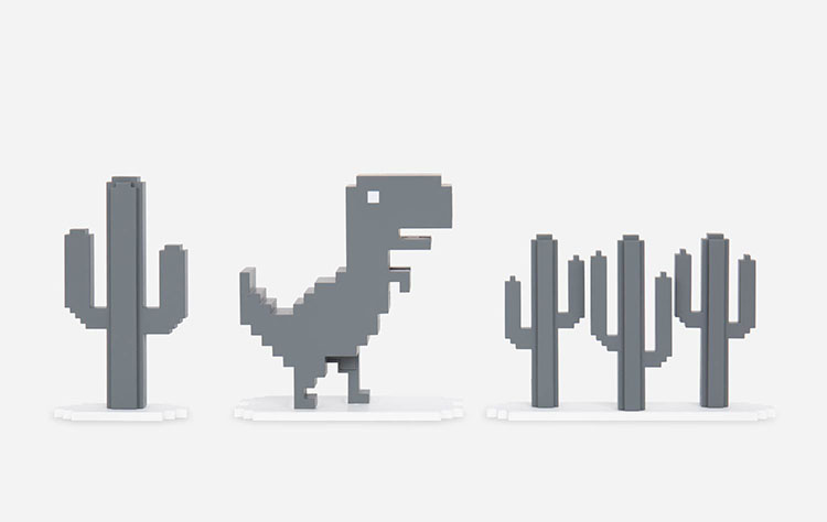 Play Google Chrome Dinosaur Game Life Time